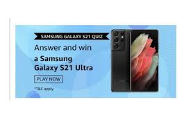The draw of lots will be carried out during the contest period for the questions and a total of 10 (ten) participant will be selected as winners by a random draw of. Amazon Samsung Galaxy S21 Quiz Answer And Win Galaxy S21 Ultra Pricebaba Com Daily