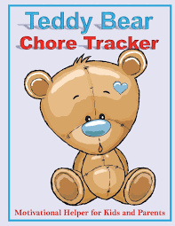 Teddy Bear Chore Tracker 8 5 X 11 Full Color Interior