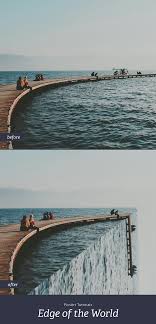 Ever Wondered What The Edge Of The World Would Look Like This Simple Photo Editing Trick Will S Photo Editing Tricks Photoshop Photography Photoshop Landscape