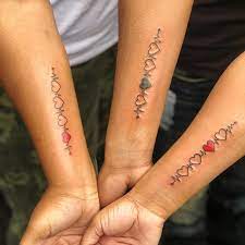 Tattoo designs for girls on wrist will look cute if using motifs that simple. 1001 Ideas For Matching Brother And Sister Tattoos