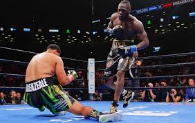 The war has just begun. Boxen Deontay Wilder Vs Dominic Breazeale Brutaler K O In Runde 1 Watson