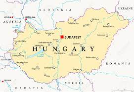 Budapest, surnommée la perle du danube est la plus grande ville et capitale de la hongrie. Hungary Political Map With Capital Budapest National Borders Royalty Free Cliparts Vectors And Stock Illustration Image 44690020