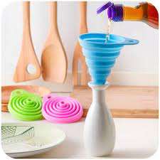 Silicone liquide leroy merlin : Vanzlife De Qualite Alimentaire Silicone Pliage Retractable Long Cou Entonnoir Creative Menage De Distribution De Liquide M Liquid Oil Utensil Set Kitchen Sale