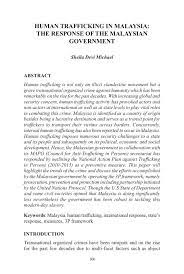 Safe referrals of victims of trafficking unit 3: Human Trafficking In Malaysia The Response Of The Malaysian Government Mjir Malaysian Journal Of International Relations