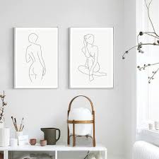 No physical item will be sent. Nude Woman Body Fine Line Prints Abstract Art Drawing Picture Canvas Painting Scandinavian Wall Art Poster Minimalist Home Decor Unframed Shopee Philippines