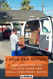 U Haul Cargo Vans Are Perfect For Your Smaller Local Moves Such As A College Dorm Or Studio Apartment They Have Tie Downs And Rub Cargo Van Cargo Rental Vans