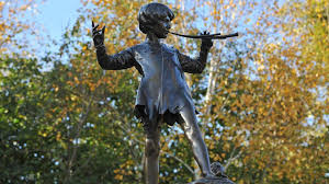 Peter pan's statue can be found in the gardens. Peter Pan Sculpture To Be Auctioned Bbc News