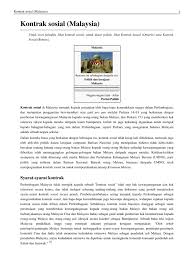 Med etableringen i malaysia blev status for speciel stilling udvidet til at omfatte de oprindelige samfund sabah og sarawak. Kontrak Sosial Malaysia