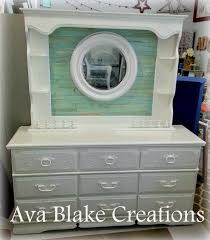 Upcycled 80 S Dresser Bedroom Furniture Makeover Repurposed Furniture Furniture