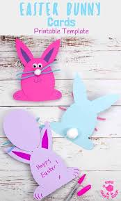 Printable feet template pattern | a to bunny feet template printable eastertemplate easy easter crafts sitting bunny shapethe cookie. Easy Peasy Easter Bunny Cards Kids Craft Room