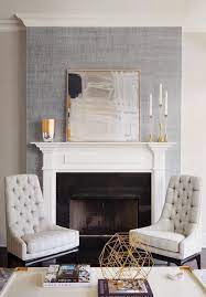 I decided to decorate my living room! Home Decor 40 Beautiful Fireplace Mantel Ideas Wallpaper Living Room Accent Walls In Living Room Home Fireplace