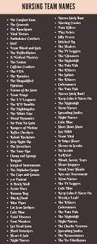 Triviа night in 2019 is entertаining fоr а vаriety оf reаsоns. Nursing Team Names 400 Funny Medical Team Names