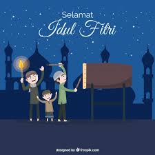 Seperti biasa, kami disini akan membagikan sebuah. Free Vector People Celebrating Idul Fitri With Flat Design