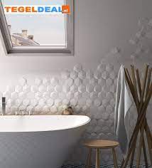 tegels limburg wandtegel magical 3 dimensionaal hexagon honingraat eye catcher badkamer keuken ook soortgelij badkamerideeen design badkamer wandtegels