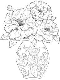 A Flower Coloring Page Flowers Not Only Have Attractive Shapes And Colors And Fragrant Arom In 2020 Printable Flower Coloring Pages Flower Coloring Pages Book Flowers