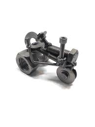 Scrap Metal Tractor Figurine Steel Tractor Nuts And Bolts Tractor Sculpture Metal Welding Metal Art Welded Welded Metal Projects