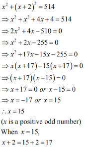 2 6 5 = 2 and 6 = 2 consecutive even integers | 1 odd 4 6 8 1 3 = 4, 6. The Sum Of The Squares To Two Consecutive Positive Odd Numbers Is 514 Find The Numbers Sarthaks Econnect Largest Online Education Community