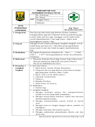 Sop = pencabutan gigi tetap 21. Sop Pencabutan Gigi Dewasa