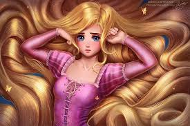 The tower height is unknown, so taking the 90 foot height of one of the towers of london as a representative ominous. Hd Wallpaper Movie Tangled Blonde Blue Eyes Long Hair Rapunzel Wallpaper Flare