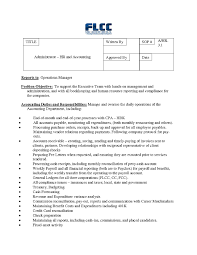 Many questions were raised about the role of accountants in the era of. Administrator Hr Accounting Job Description Florida Construction Connection