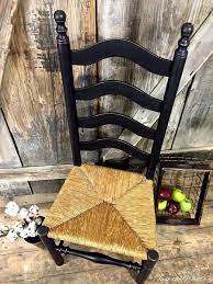 Shaker tapes & wood stains. How To Paint The Perfect Ladder Back Chair The Easy Way Distressed Furniture Painting Ladder Back Chairs Painted Wood Chairs