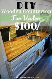 What is the best kitchen counter top? Vanlife Stunning Diy Wooden Countertop For Under 100 Tworoamingsouls