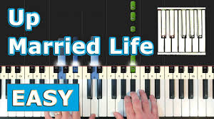 You can print the sheet music, beautifully rendered by sibelius, up to three times. Married Life Up Piano Tutorial Easy Sheet Music Synthesia Pixar Youtube