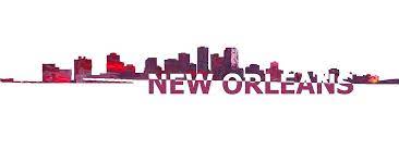 New Orleans Louisiana Skyline Silhouette Strong With Text By Artshop77 Redbubble Skyline Silhouette New Orleans Skyline New Orleans Louisiana