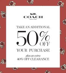 50 Off Everything An Extra 40 Off Clearance Coach New York Black Friday Promotions Black Friday Sale