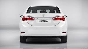 Manual adjustable front head restraints and fixed rear head restraints. 2014 Toyota Corolla Euro Version Rear Hd Wallpaper 90