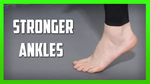 three ankle strengthening exercises