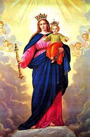 Consagrada imagen de la virgen del rosario madre , reina y patrona de la republi. Maria Auxiliadora Photos Facebook