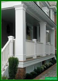 What Front Porch Column Wraps To Choose Beauteous Image Of Front Porch Decoration Using White Wood Front Porch Columns Exterior Stair Railing Porch Columns