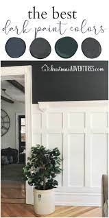 Whether you want to paint all the walls the same colour or prefer accenting your light walls with a killer feature wall, these should get you well on your way! All The Details On The Best Dark Paint Colors To Add Moody Contrast To Your Walls Find The Best Dark Pa Green Accent Walls Dark Paint Colors Room Paint Colors