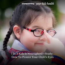 1 in 3 kids is nearsighted—learn how to protect your child's eyes today.  You can read the full article in the comments.