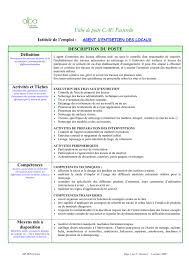 Check spelling or type a new query. Fiche De Poste Agent D Entretien Et De Nettoyage