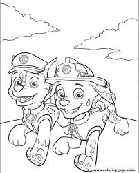 Maybe you would like to learn more about one of these? Paw Patrol Marshall And Chase Running Coloring Pages Printable