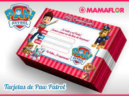 Invitaciones de paw patrol hacer invitaciones de cumpleaños imagenes para invitaciones invitaciones de cumpleaños infantiles. Tarjeta De Cumpleanos De La Patrulla Canina Gratis Manualidades Mamaflor