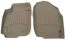 weathertech front auto floor mats tan