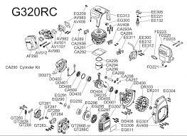Parts diagram † explosionszeichnung † vue éclatée des pièces † esploso del modello con referenza pezzi tlr5963 losa3554 losa3518 losa6948 losa3556 losa3505 losa3501 losa3502 losa3501 losa3505 losa3500 losa6948 losa3554 losa3518 tlr5934 tlr5934 tlr241031 tlr241039 tlr241037 tlr241030 tlr241037 tlr241031 tlr6352 tlr6352 tlr5933 tlr5962. Zenoah G320 Teile Explosionszeichnung