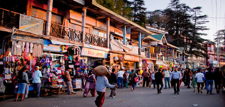 Mga resulta ng larawan para sa Shimla Street Market, India"