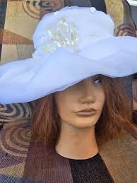 White Beauty Hat Tea/beach/wedding Women Hat by Deborah New York Used Great  Condition