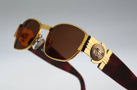 Gianni Versace Mod S73 Vintage Sunglasses Nos 90s And Sunglasses Vintage Vintage Eyewear Gianni Versace