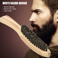 Boot Cleaner Beard Grooming Natural Boar Bristle Beard Brush Wood Comb Shoe  Brush