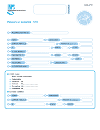 Inps classes app is an online platform for students to learn, get important updates and how. Fillable Online Domanda Di Pensione Di Anzianit Inps Fax Email Print Pdffiller