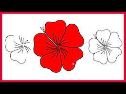 Flowers drawing easy rose kayaflower co. How To Draw A Rose Easy For Kids And Beginners Youtube