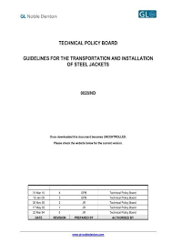 Ewm) herzstück eines qualifizierten betriebes ist die werkseigene produktionskontrolle wpk. Technical Policy Board Guidelines For The Transportation Gl Group