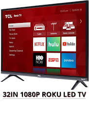 Tcl 32s327 32 Inch 1080p Roku Smart Led Tv Led Tv Tv Without Stand Vintage Electronics