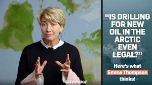 Emma thompson blasts tony abbott on climate change from greenpeace ship in arctic waters. Emma Thompson Choose People Over Oil Youtube