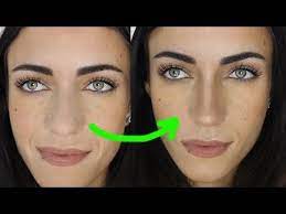 The nose line is found in the middle of the eye line and the bottom of the chin. How To Make Your Nose Look Smaller Makeupandartfreak Youtube